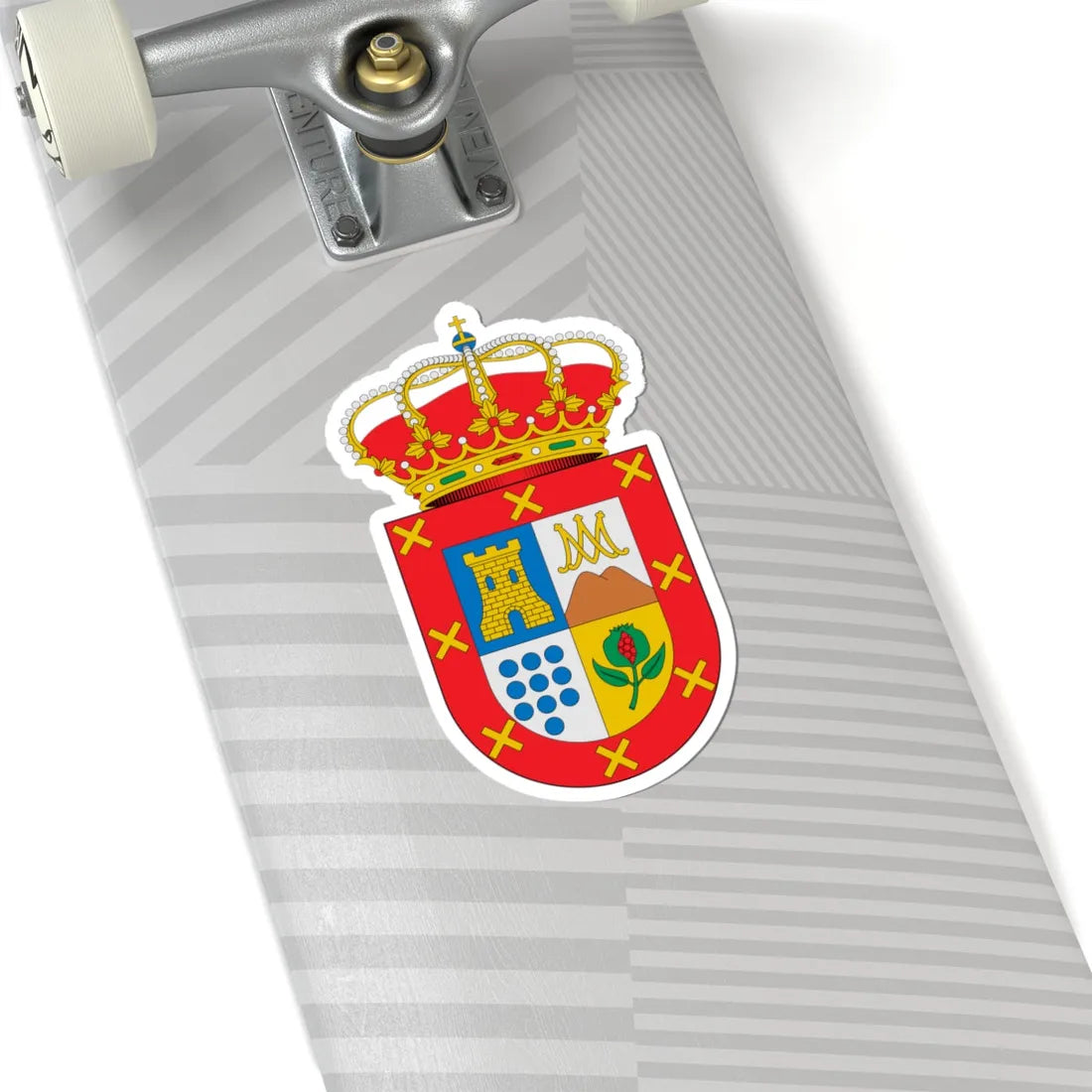 Escudo de Alhendín Granada (Spain) (Coat of Arms) STICKER Vinyl Kiss-Cut Decal - The Sticker Space