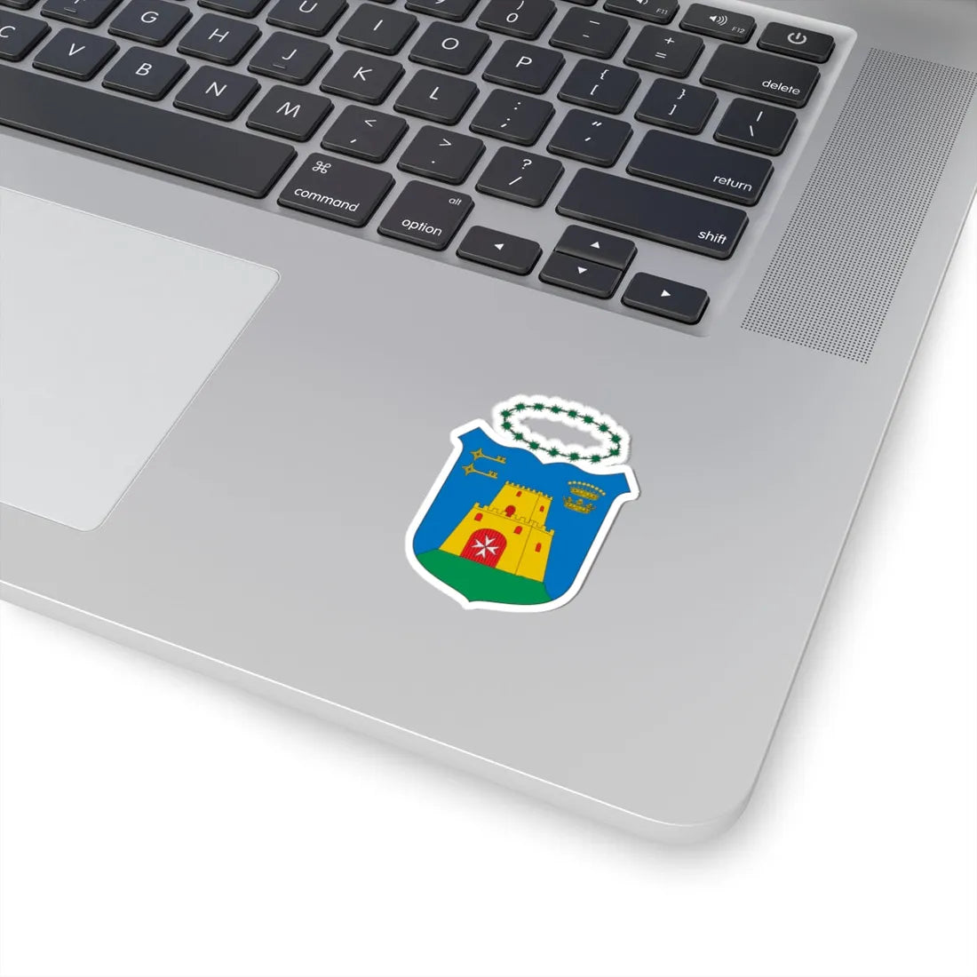 Escudo de Aliaga (Spain) (Coat of Arms) STICKER Vinyl Kiss-Cut Decal - The Sticker Space