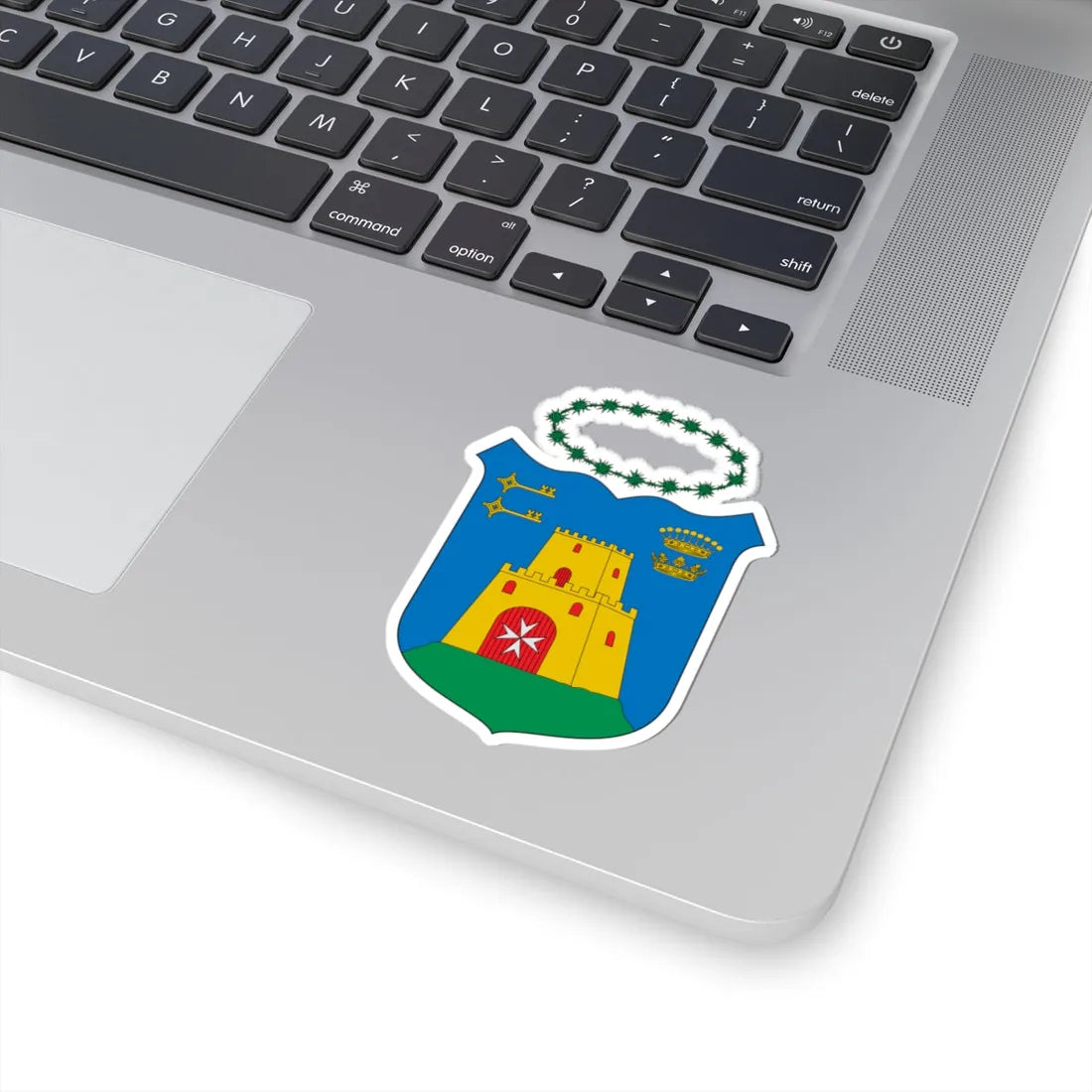 Escudo de Aliaga (Spain) (Coat of Arms) STICKER Vinyl Kiss-Cut Decal - The Sticker Space