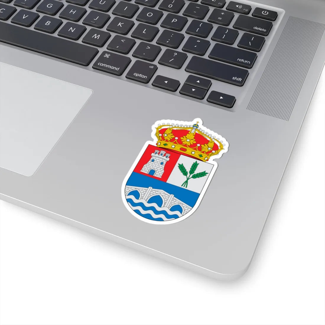 Escudo de Alija del Infantado (Spain) (Coat of Arms) STICKER Vinyl Kiss-Cut Decal - The Sticker Space