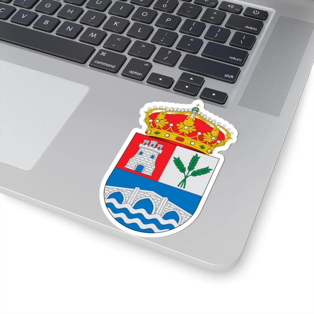 Escudo de Alija del Infantado (Spain) (Coat of Arms) STICKER Vinyl Kiss-Cut Decal - The Sticker Space