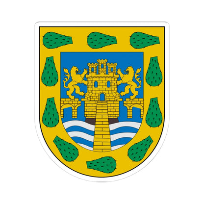 ESCUDO DE ARMAS DE LA CIUDAD DE MEXICO (Mexico) (Coat of Arms) STICKER Vinyl Kiss-Cut Decal 4 Inch White - The Sticker Space