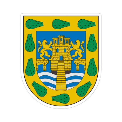 ESCUDO DE ARMAS DE LA CIUDAD DE MEXICO (Mexico) (Coat of Arms) STICKER Vinyl Kiss-Cut Decal 6 Inch White - The Sticker Space