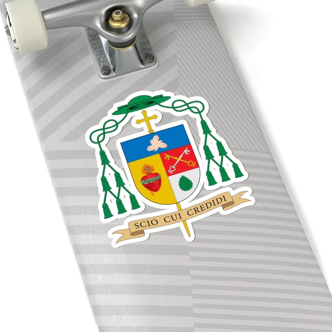 Escudo de Jesús Rico García (Spain) (Coat of Arms) STICKER Vinyl Kiss-Cut Decal - The Sticker Space