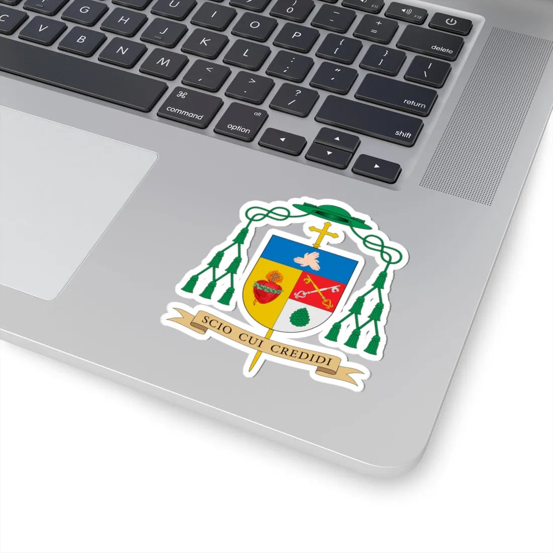 Escudo de Jesús Rico García (Spain) (Coat of Arms) STICKER Vinyl Kiss-Cut Decal - The Sticker Space