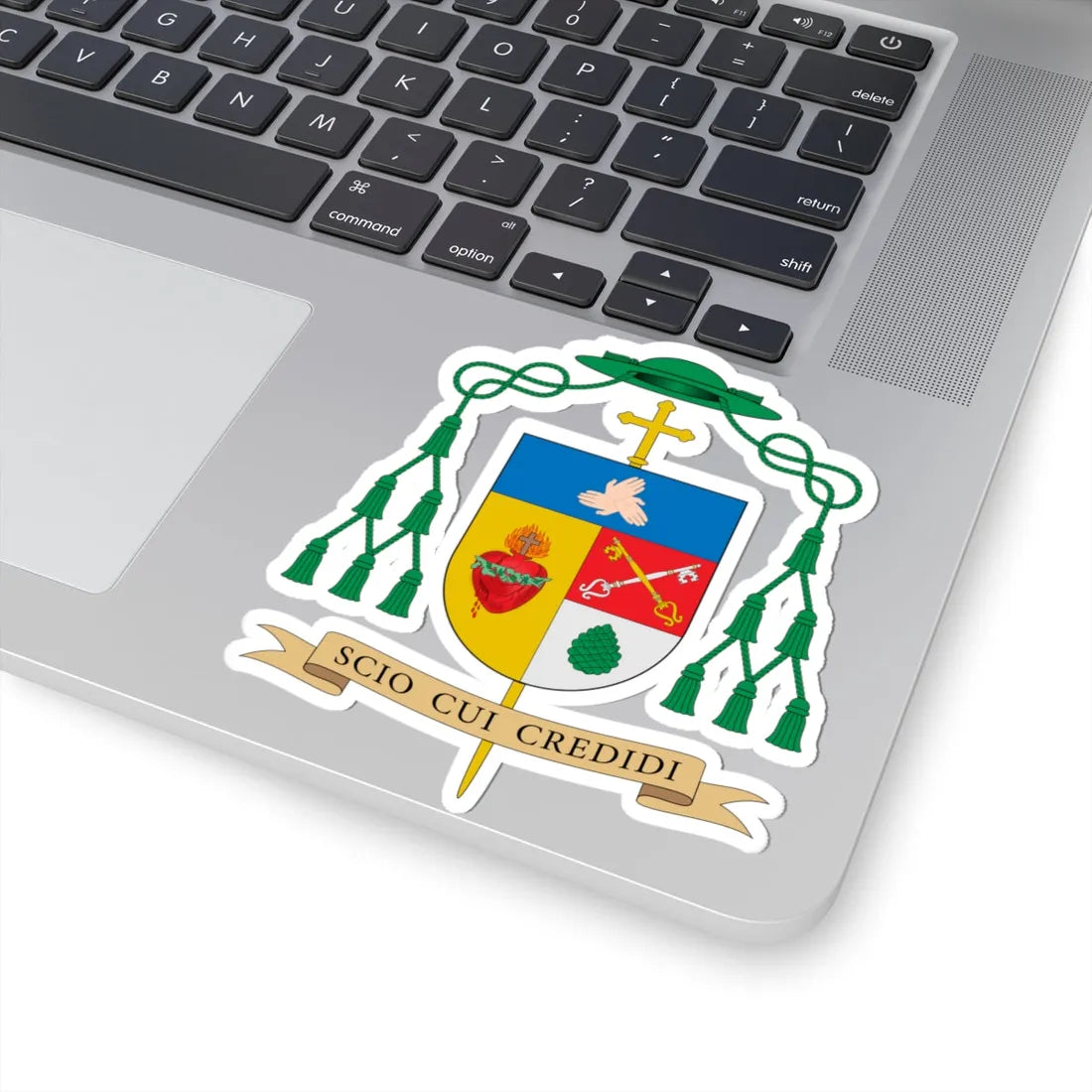 Escudo de Jesús Rico García (Spain) (Coat of Arms) STICKER Vinyl Kiss-Cut Decal - The Sticker Space
