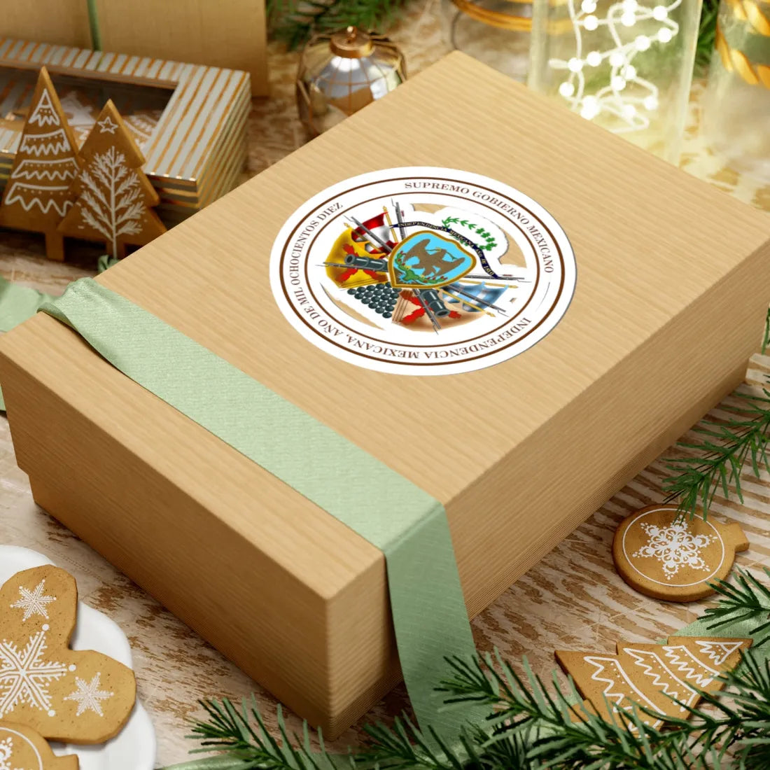 Escudo de Mexico en 1815 (Mexico) (Coat of Arms) STICKER Vinyl Kiss-Cut Decal - The Sticker Space