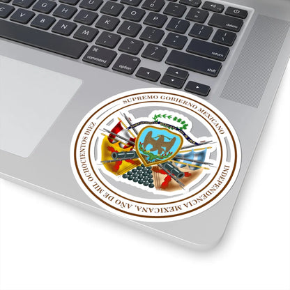 Escudo de Mexico en 1815 (Mexico) (Coat of Arms) STICKER Vinyl Kiss-Cut Decal - The Sticker Space