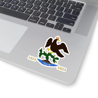 Escudo de México 1821-1824 (Mexico) (Coat of Arms) STICKER Vinyl Kiss-Cut Decal - The Sticker Space