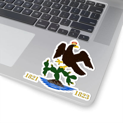 Escudo de México 1821-1824 (Mexico) (Coat of Arms) STICKER Vinyl Kiss-Cut Decal - The Sticker Space