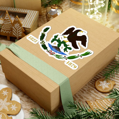 Escudo de México 1824-1879 (Mexico) (Coat of Arms) STICKER Vinyl Kiss-Cut Decal - The Sticker Space