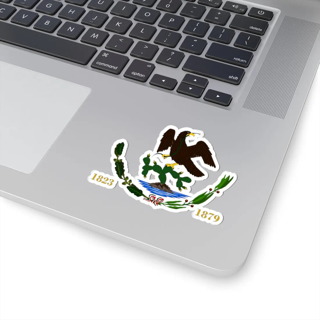 Escudo de México 1824-1879 (Mexico) (Coat of Arms) STICKER Vinyl Kiss-Cut Decal - The Sticker Space