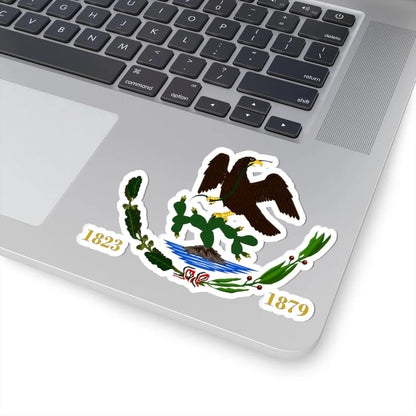 Escudo de México 1824-1879 (Mexico) (Coat of Arms) STICKER Vinyl Kiss-Cut Decal - The Sticker Space