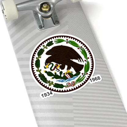 Escudo de México 1934-1968 (Mexico) (Coat of Arms) STICKER Vinyl Kiss-Cut Decal - The Sticker Space