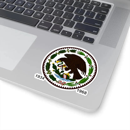 Escudo de México 1934-1968 (Mexico) (Coat of Arms) STICKER Vinyl Kiss-Cut Decal - The Sticker Space