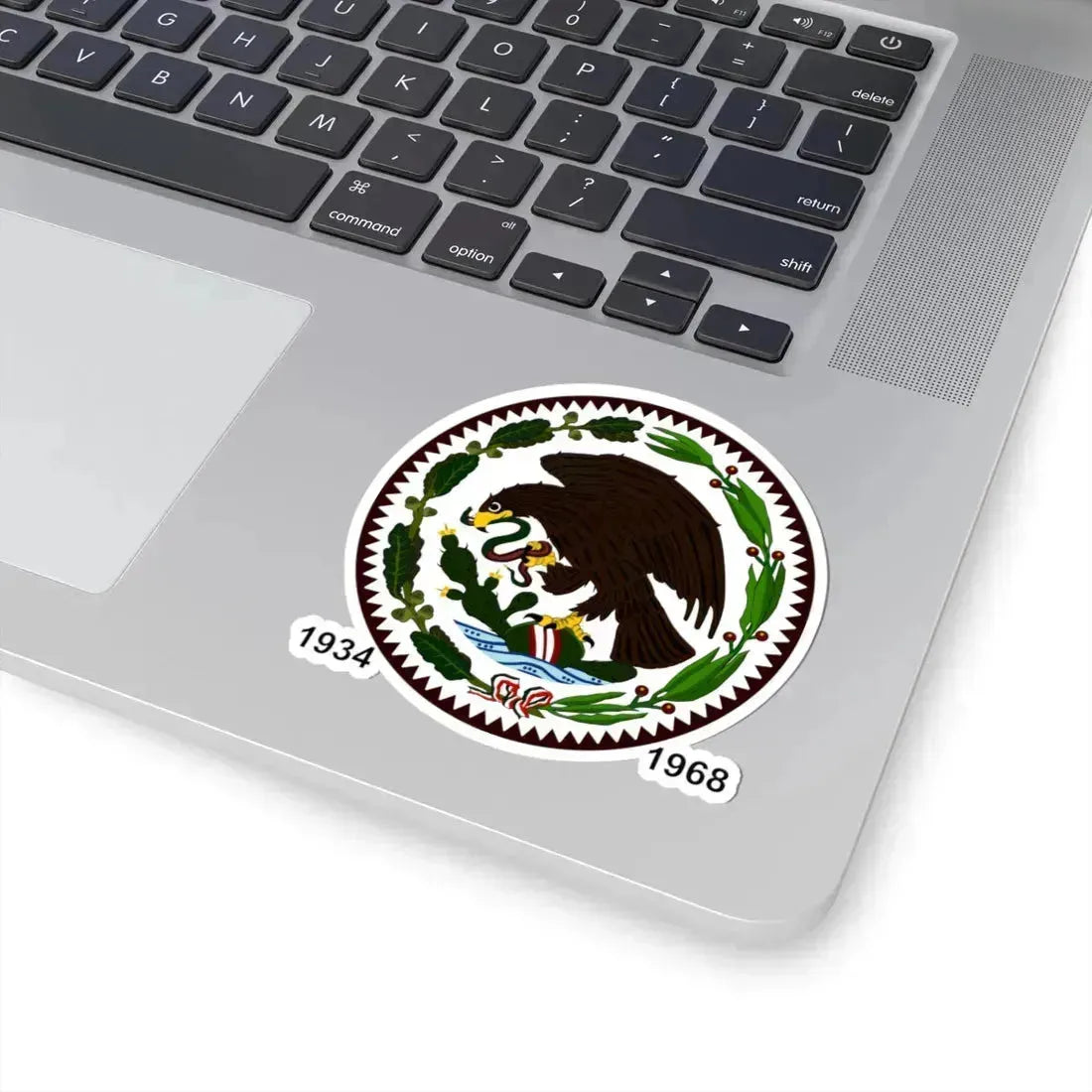 Escudo de México 1934-1968 (Mexico) (Coat of Arms) STICKER Vinyl Kiss-Cut Decal - The Sticker Space
