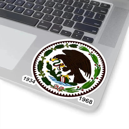 Escudo de México 1934-1968 (Mexico) (Coat of Arms) STICKER Vinyl Kiss-Cut Decal - The Sticker Space
