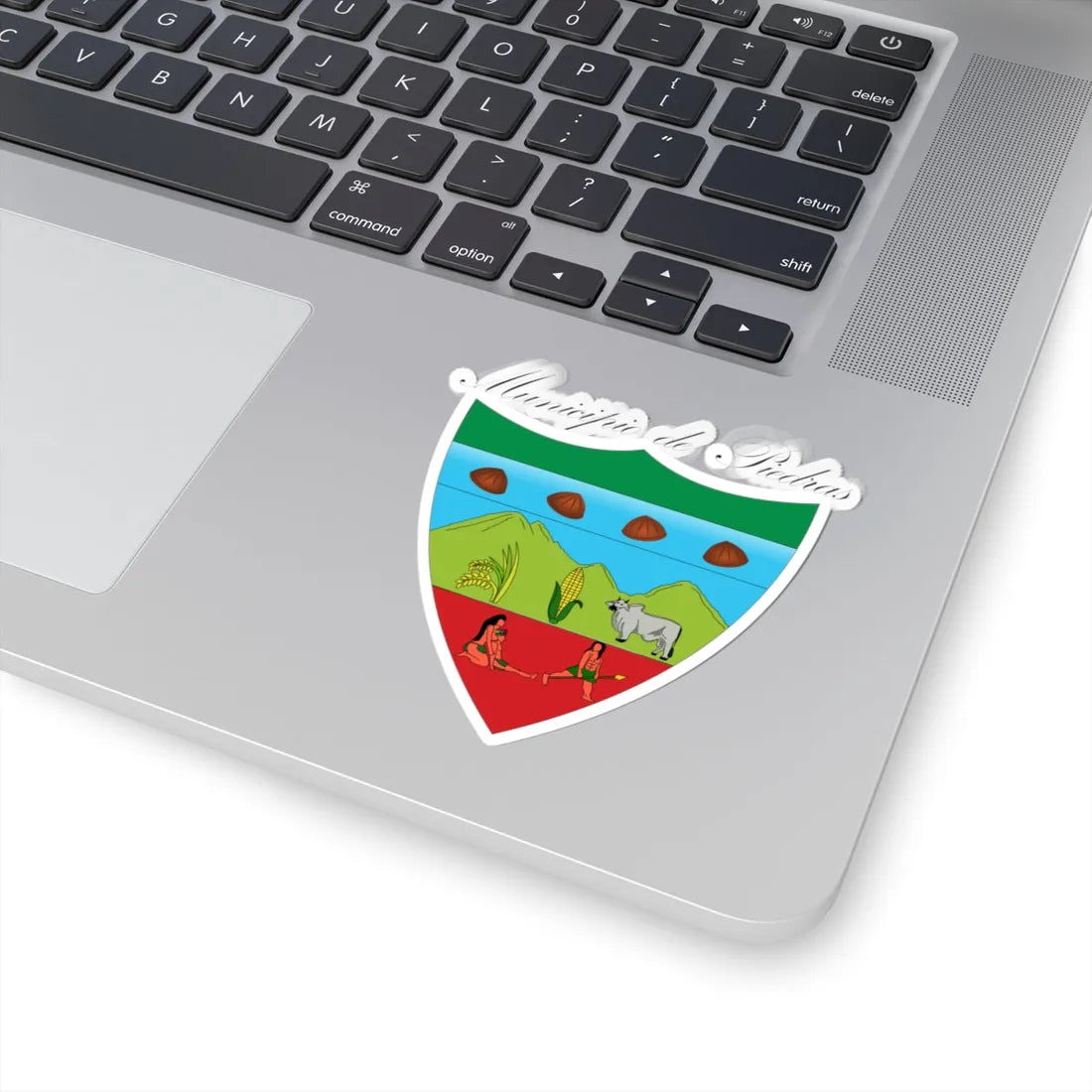 Escudo de Piedras - Tolima (Colombia) (Coat of Arms) STICKER Vinyl Kiss-Cut Decal - The Sticker Space