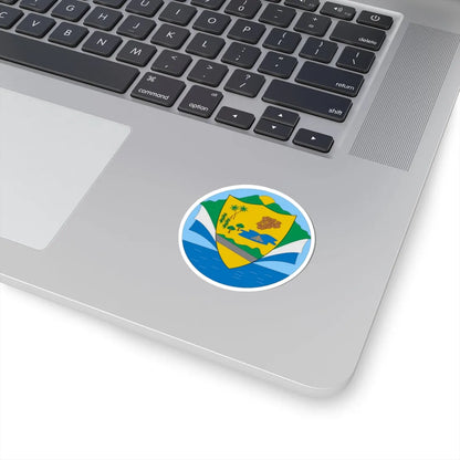 Escudo de Piojó Atlántico (Colombia) (Coat of Arms) STICKER Vinyl Kiss-Cut Decal - The Sticker Space