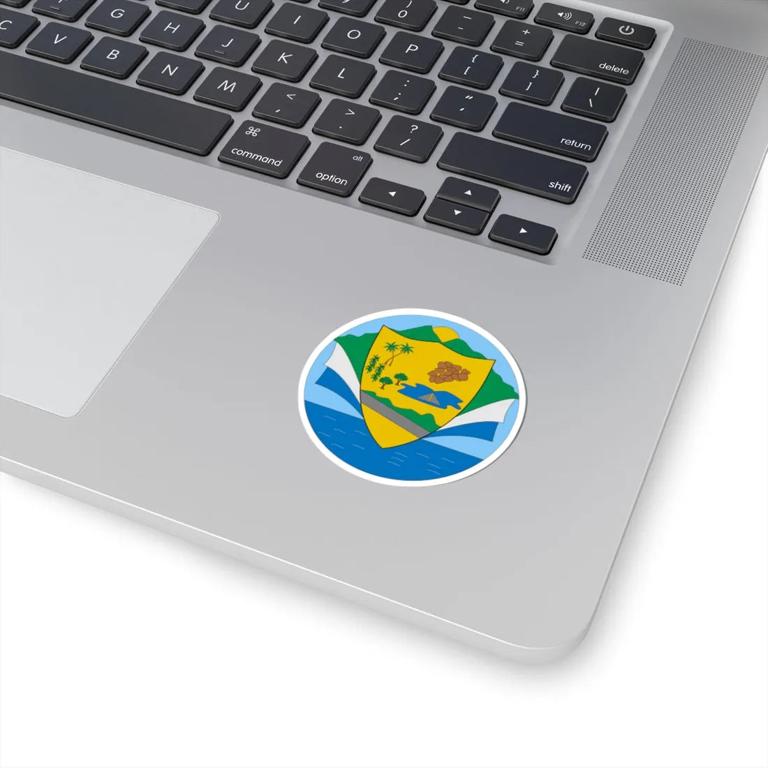 Escudo de Piojó Atlántico (Colombia) (Coat of Arms) STICKER Vinyl Kiss-Cut Decal - The Sticker Space