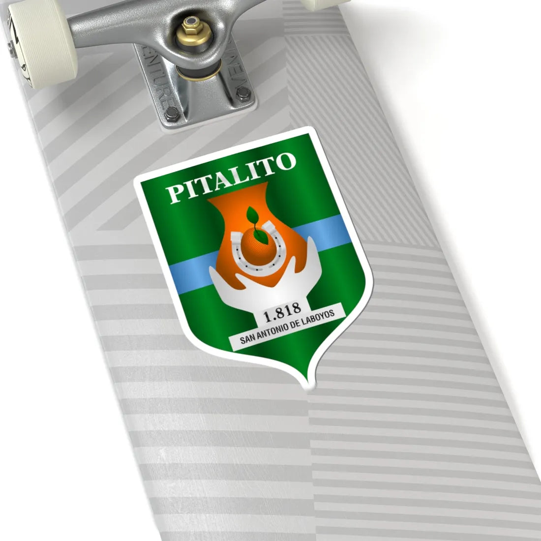 Escudo de Pitalito Huila (Colombia) (Coat of Arms) STICKER Vinyl Kiss-Cut Decal - The Sticker Space