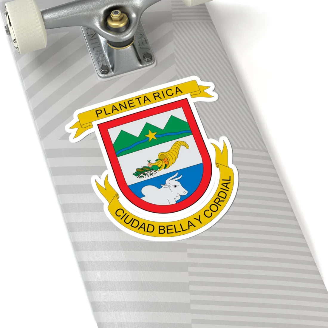 Escudo de Planeta Rica (Colombia) (Coat of Arms) STICKER Vinyl Kiss-Cut Decal - The Sticker Space