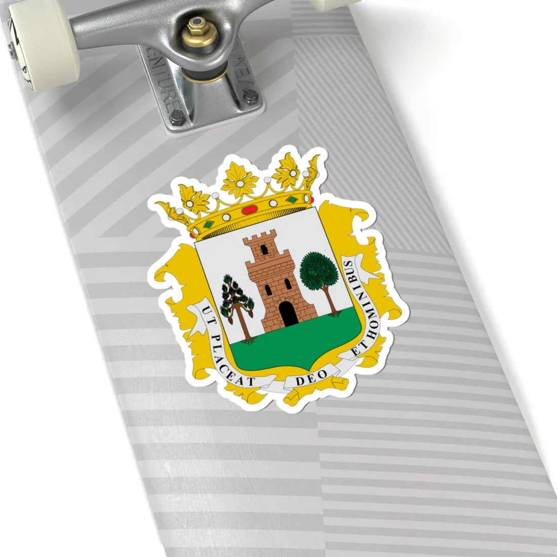 Escudo de Plasencia (Spain) (Coat of Arms) STICKER Vinyl Kiss-Cut Decal - The Sticker Space