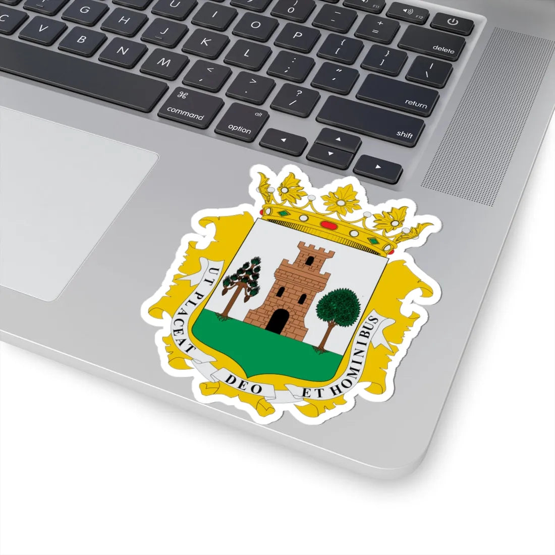 Escudo de Plasencia (Spain) (Coat of Arms) STICKER Vinyl Kiss-Cut Decal - The Sticker Space