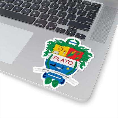 Escudo de Plato Magdalena (Colombia) (Coat of Arms) STICKER Vinyl Kiss-Cut Decal - The Sticker Space