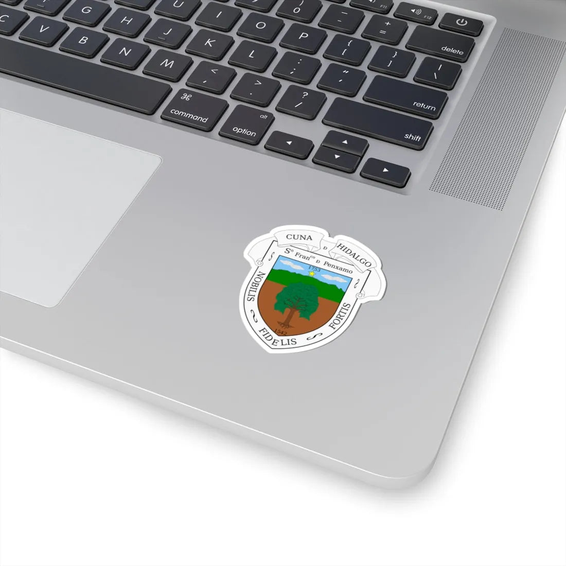 Escudo de Pénjamo Guanajuato México (Mexico) (Coat of Arms) STICKER Vinyl Kiss-Cut Decal - The Sticker Space