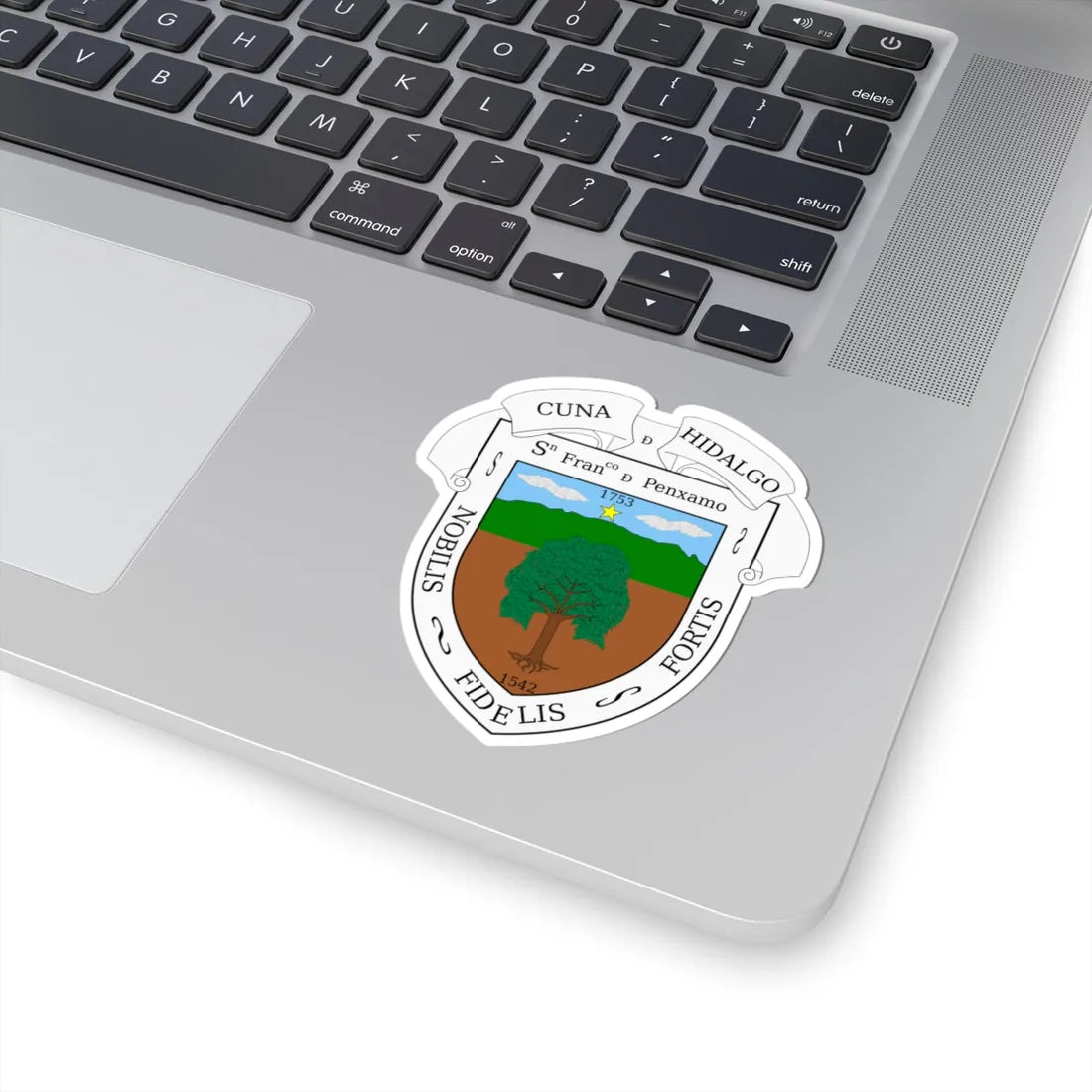 Escudo de Pénjamo Guanajuato México (Mexico) (Coat of Arms) STICKER Vinyl Kiss-Cut Decal - The Sticker Space