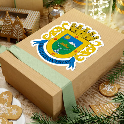 Escudo de Popayán (Colombia) (Coat of Arms) STICKER Vinyl Kiss-Cut Decal - The Sticker Space