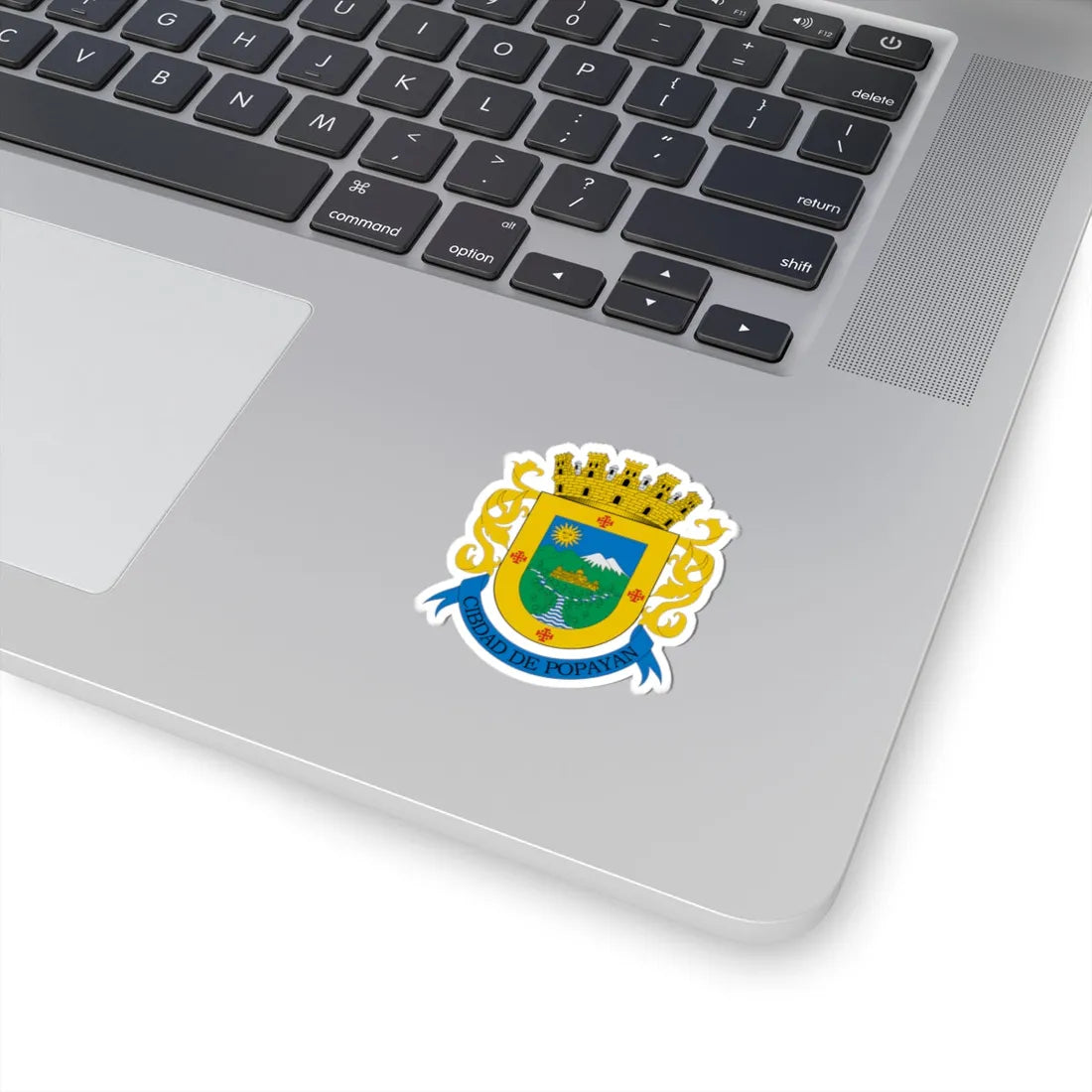 Escudo de Popayán (Colombia) (Coat of Arms) STICKER Vinyl Kiss-Cut Decal - The Sticker Space