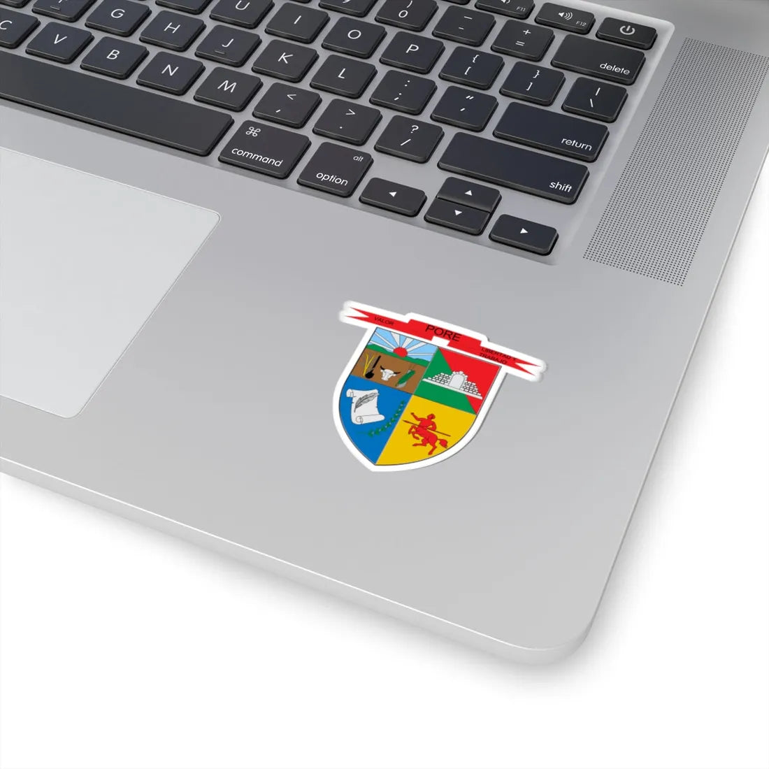 Escudo de Pore Casanare (Colombia) (Coat of Arms) STICKER Vinyl Kiss-Cut Decal - The Sticker Space