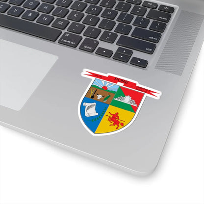 Escudo de Pore Casanare (Colombia) (Coat of Arms) STICKER Vinyl Kiss-Cut Decal - The Sticker Space