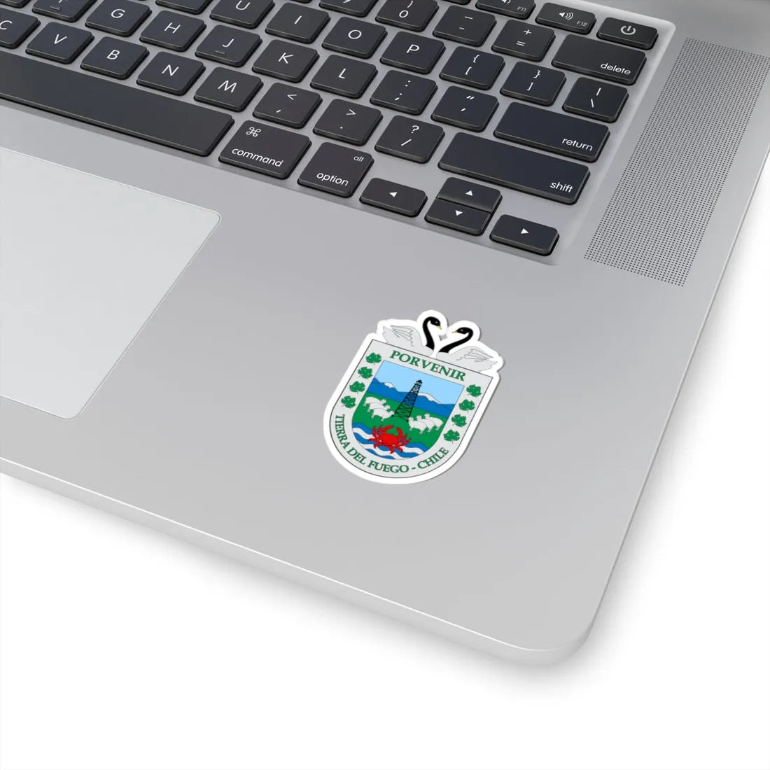 Escudo de Porvenir (Chile) (Coat of Arms) STICKER Vinyl Kiss-Cut Decal - The Sticker Space
