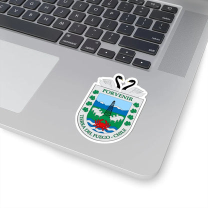 Escudo de Porvenir (Chile) (Coat of Arms) STICKER Vinyl Kiss-Cut Decal - The Sticker Space