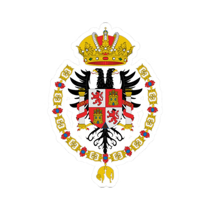 ESCUDO DE POTOSI 1565 (Equatorial Guinea) (Coat of Arms) STICKER Vinyl Kiss-Cut Decal 2 Inch White - The Sticker Space