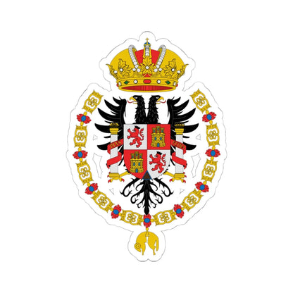 ESCUDO DE POTOSI 1565 (Equatorial Guinea) (Coat of Arms) STICKER Vinyl Kiss-Cut Decal 6 Inch White - The Sticker Space