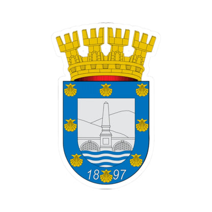 Escudo de Providencia Chile (Chile) (Coat of Arms) STICKER Vinyl Kiss-Cut Decal 2 Inch White - The Sticker Space