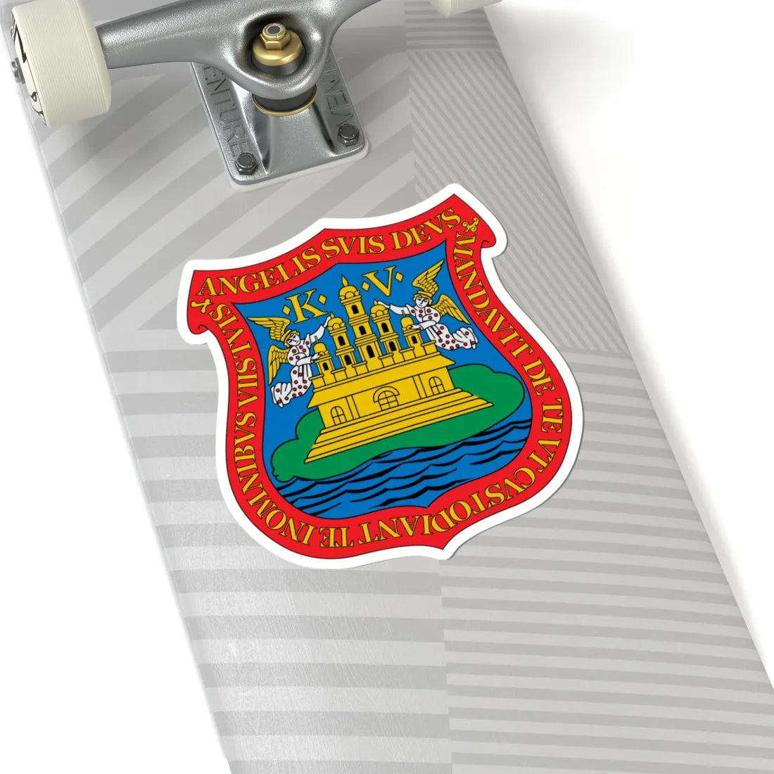 Escudo de Puebla TVH (Mexico) (Coat of Arms) STICKER Vinyl Kiss-Cut Decal - The Sticker Space