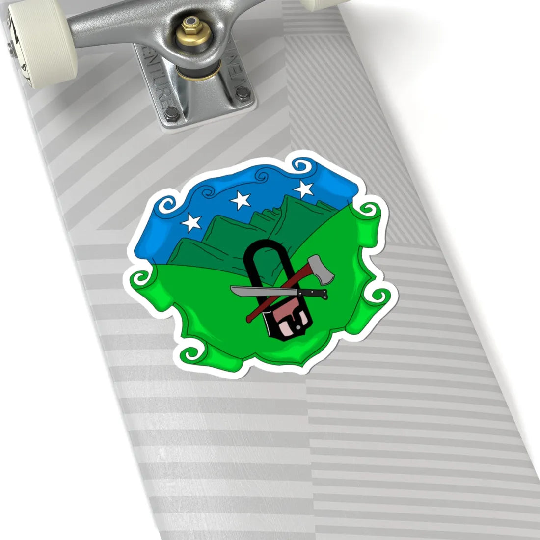 Escudo de Pueblo Rico - Risaralda (Colombia) (Coat of Arms) STICKER Vinyl Kiss-Cut Decal - The Sticker Space