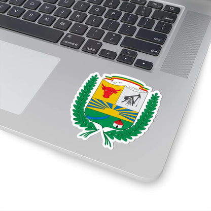 Escudo de Puerto Gaitán (Colombia) (Coat of Arms) STICKER Vinyl Kiss-Cut Decal - The Sticker Space