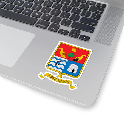 Escudo de Puerto Triunfo (Colombia) (Coat of Arms) STICKER Vinyl Kiss-Cut Decal - The Sticker Space