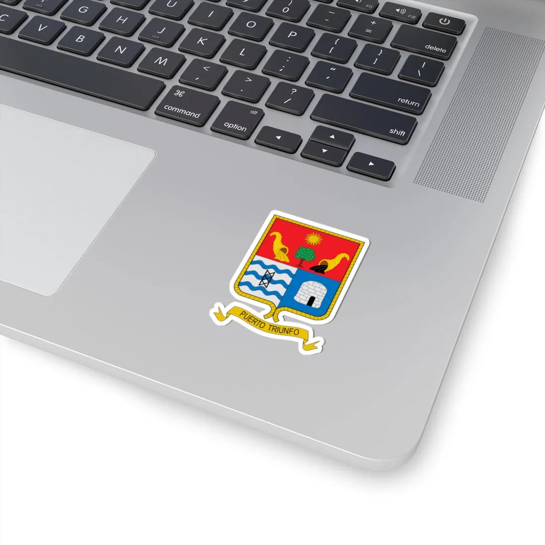 Escudo de Puerto Triunfo (Colombia) (Coat of Arms) STICKER Vinyl Kiss-Cut Decal - The Sticker Space