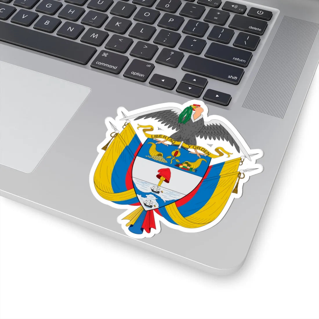 Escudo de Puerto Wilches (Colombia) (Coat of Arms) STICKER Vinyl Kiss-Cut Decal - The Sticker Space