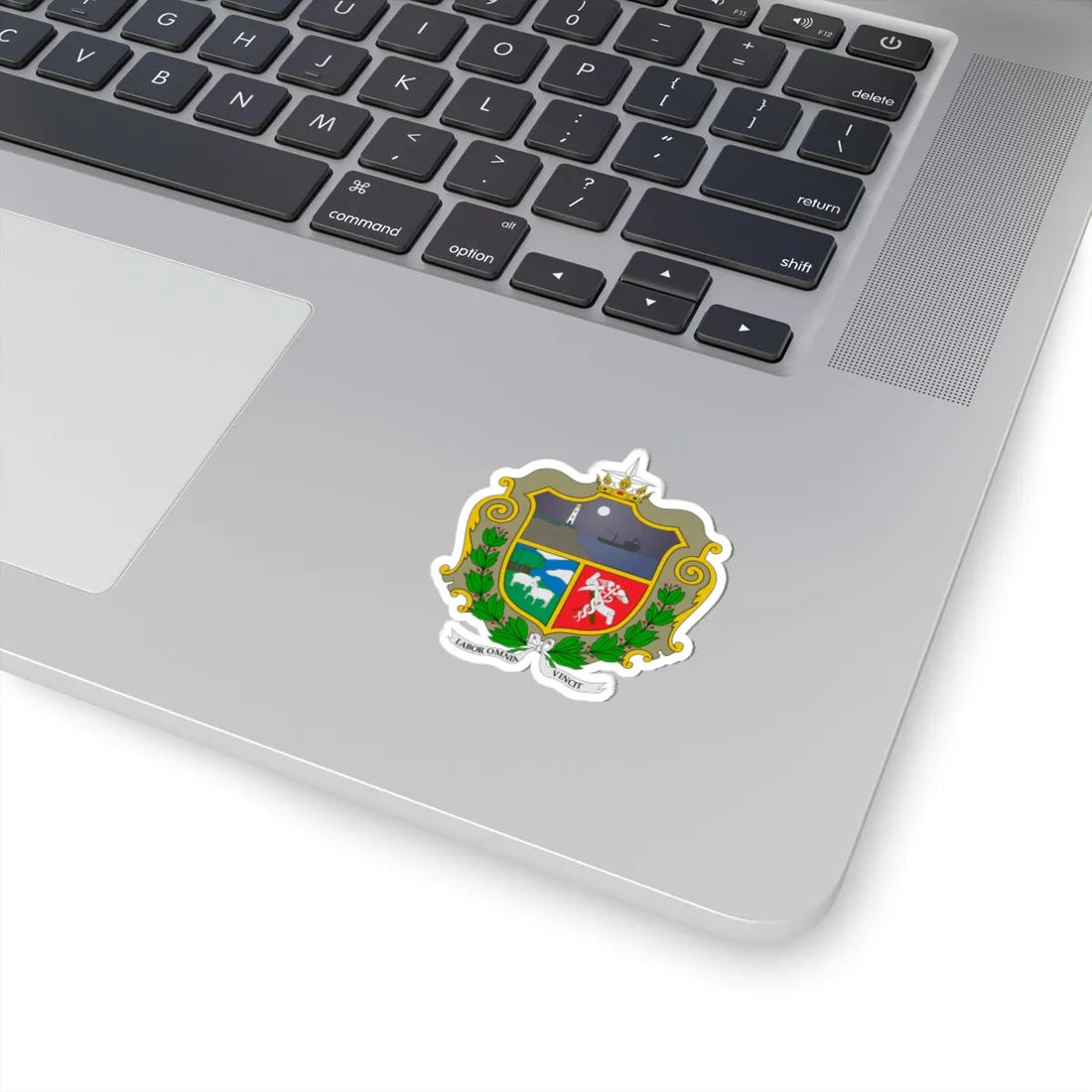 Escudo de Punta Arenas (Chile) (Coat of Arms) STICKER Vinyl Kiss-Cut Decal - The Sticker Space
