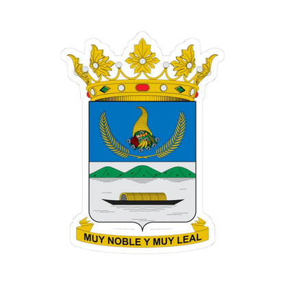 Escudo de Purificacion (Colombia) (Coat of Arms) STICKER Vinyl Kiss-Cut Decal 3 Inch White - The Sticker Space