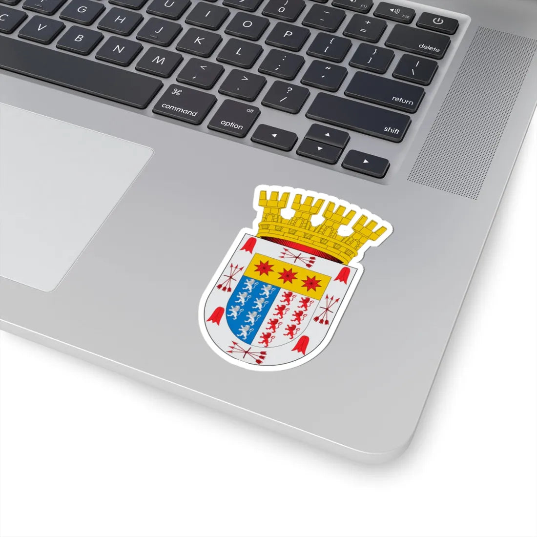 Escudo de Purén (Chile) (Coat of Arms) STICKER Vinyl Kiss-Cut Decal - The Sticker Space