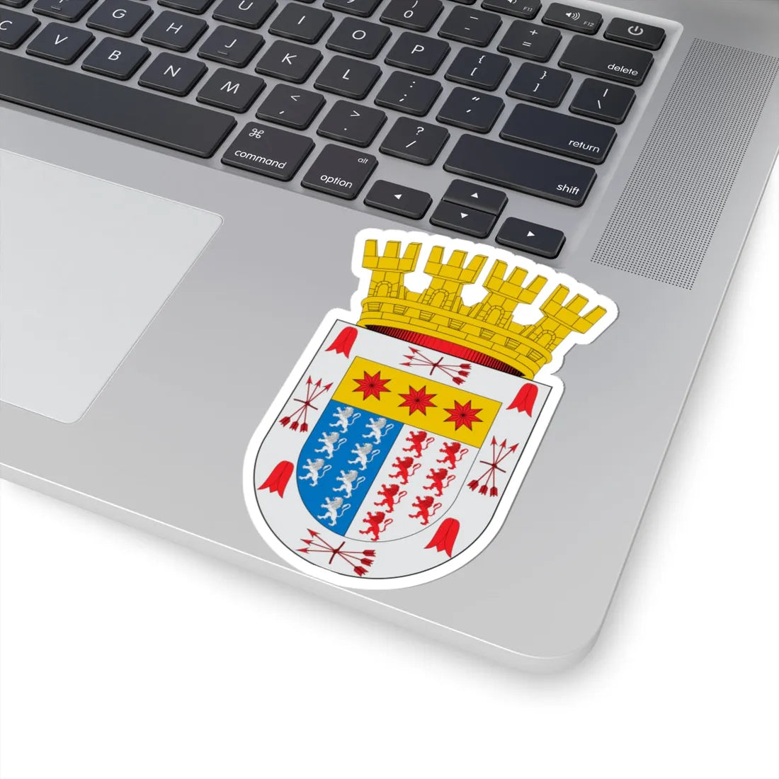 Escudo de Purén (Chile) (Coat of Arms) STICKER Vinyl Kiss-Cut Decal - The Sticker Space